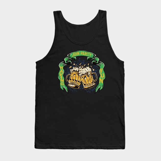 Beer Party Tank Top by Myspacework